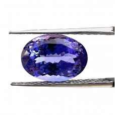Tanzanite naturale ovale 6.96 ct